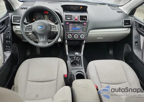 2016 Subaru Forester 2.5I from USA, damaged, VIN JF2SJAAC1GG439845